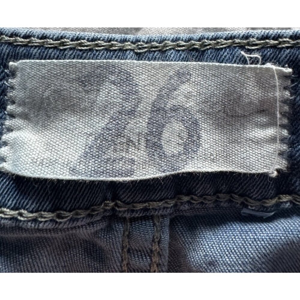 We The Free People Women's Sz 26 Just Float On Flare Bell Bottom Raw Hem Jeans - Picture 7 of 14